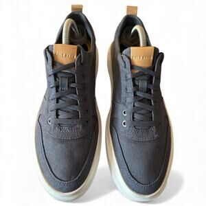 Cole Haan Grand Pro Rally Canvas Court Sneakers C34716 Mens 9M Gray